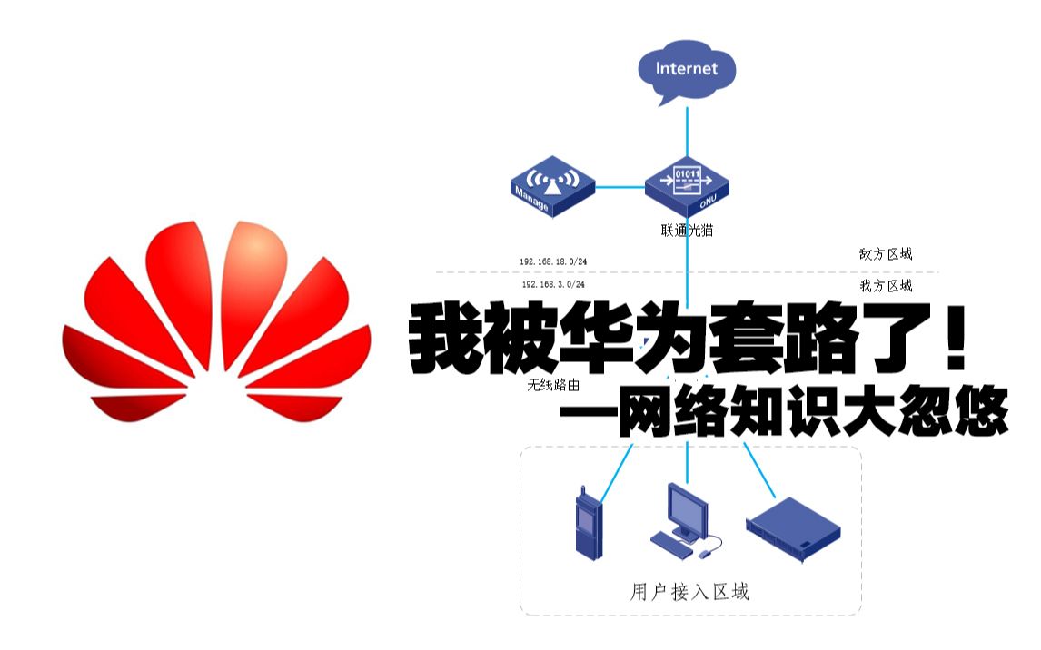 我被华为套路了之网络知识大忽悠哔哩哔哩bilibili