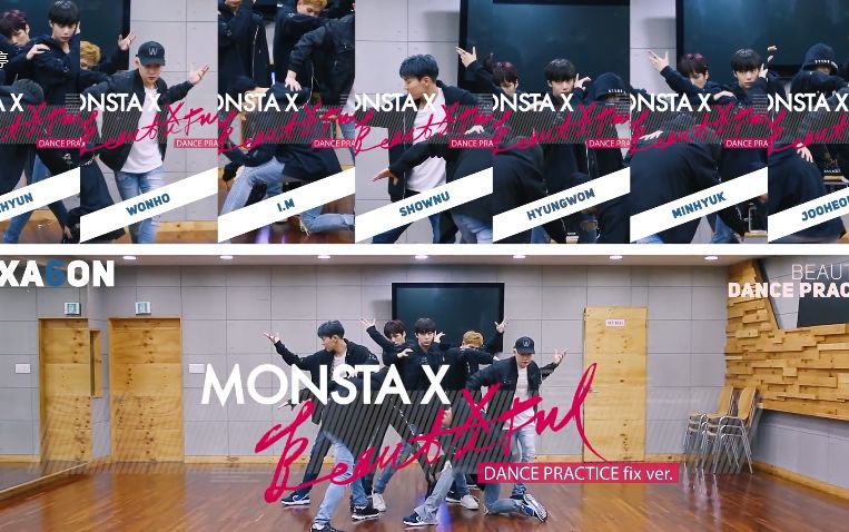 【Monsta X】Beautiful练习室个人Fouse七合一版哔哩哔哩bilibili