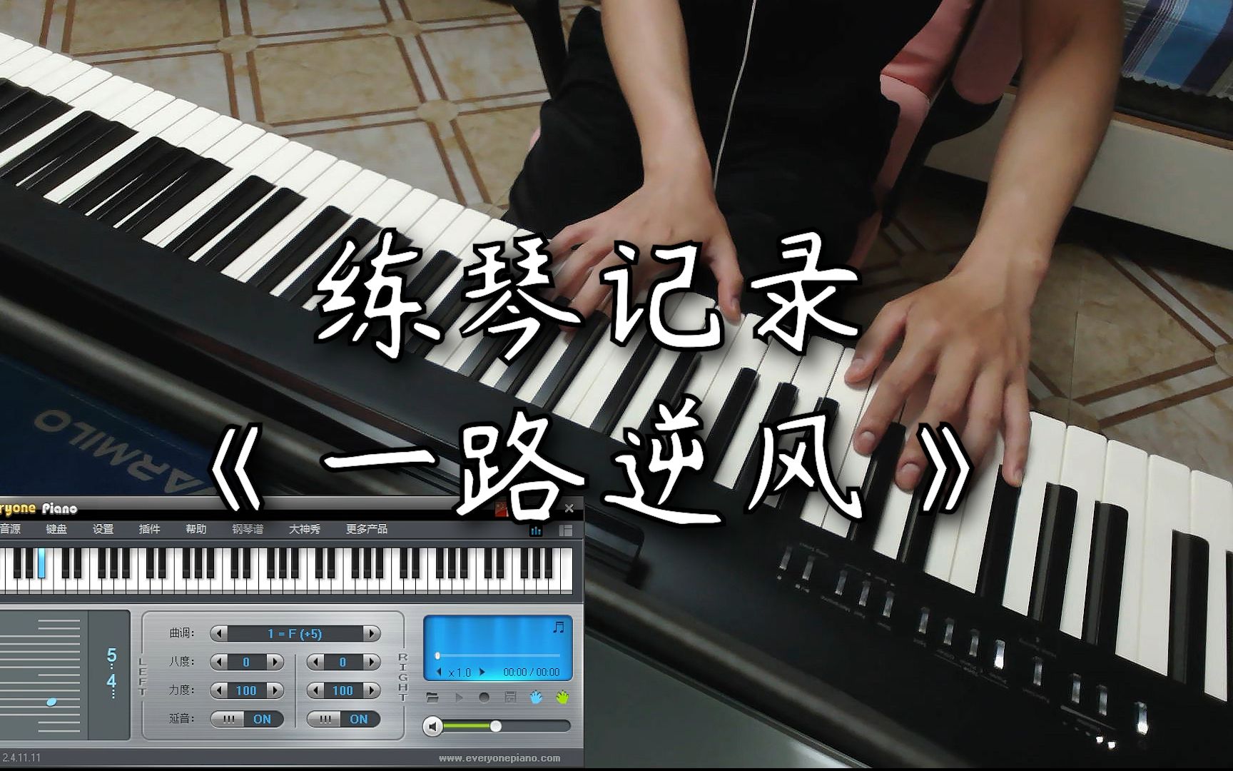 练琴记录《一路逆风》| 生活就像一场无止境的流浪,一路逆风飞翔