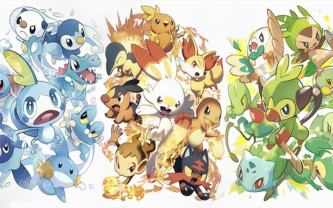 全世代御三家蛋闪出货瞬间(纯手工,没有魔法)