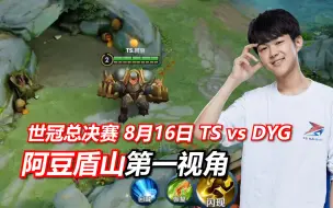 Скачать видео: 阿豆盾山第一视角 世冠总决赛 8月16日 TS vs DYG 第四局