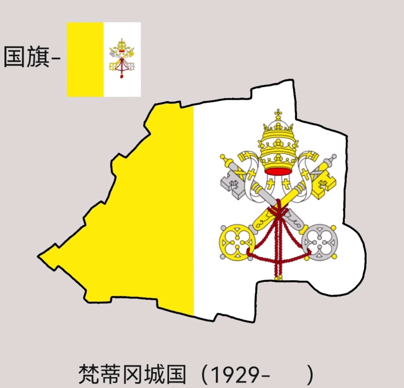 梵蒂冈版图退化史(公元754年至今)