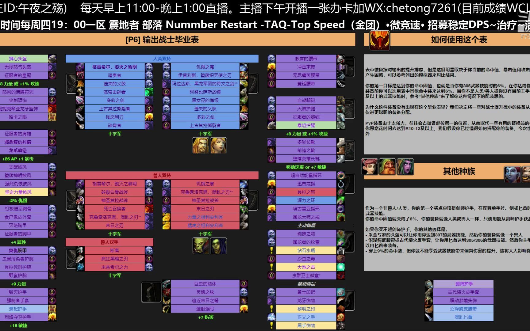 NAXX狂暴战配装分析(带上细节数据分享,感谢水友供图)哔哩哔哩bilibili