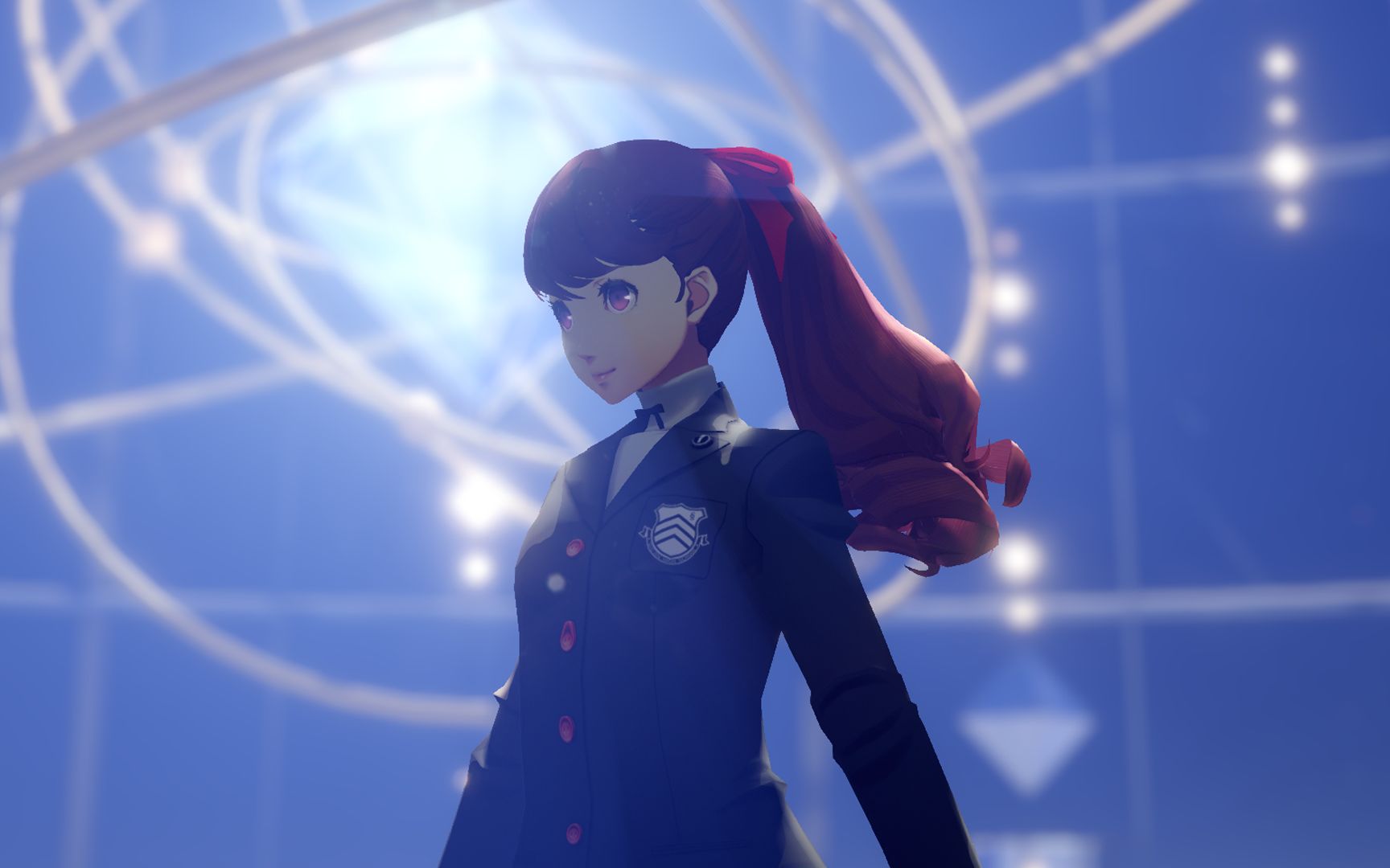 【mmd女神异闻录5】7 rings【芳泽霞】【模型配布】_哔哩哔哩_bili