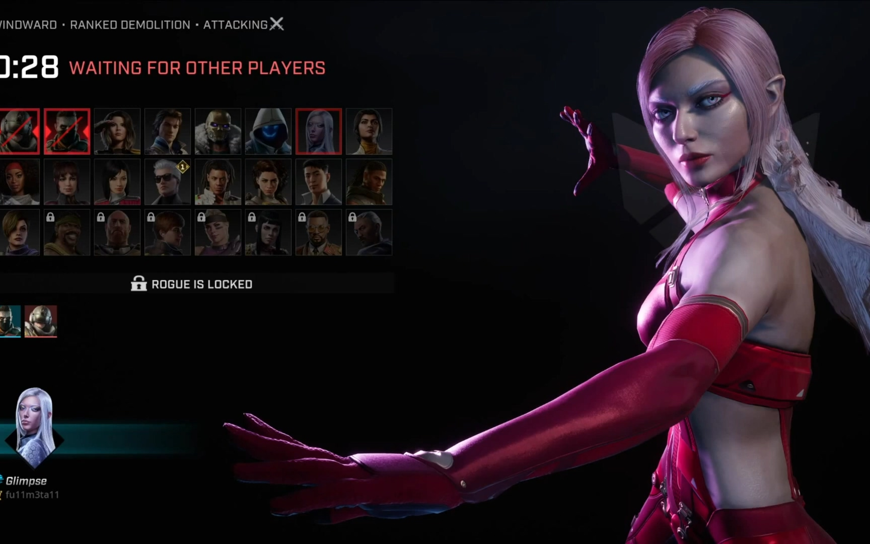 roguecompany侠盗公司丨新角色glimpse血红刺客皮肤演示