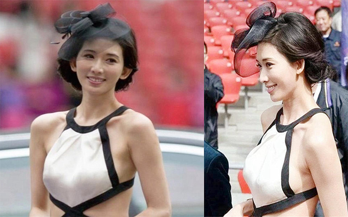 林志玲彻底放开了,大胆挑战真空肚兜裙出席活动,网友瞬间不淡定