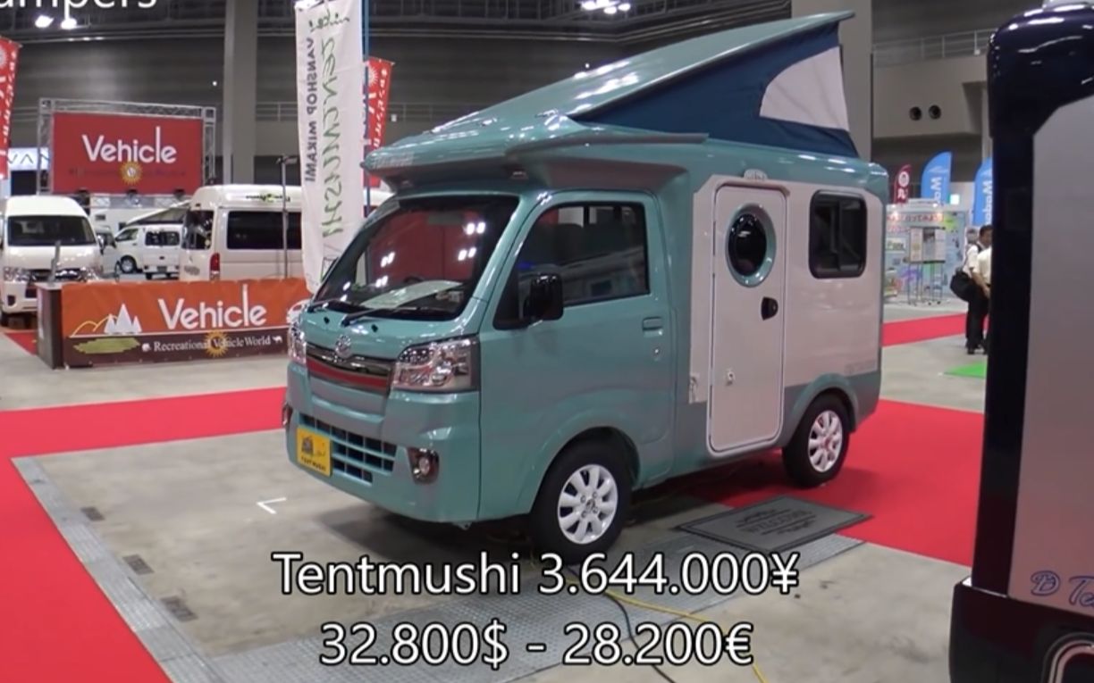 【房车搬运工】日本车展 超迷你房车kei campers japan キャンピング