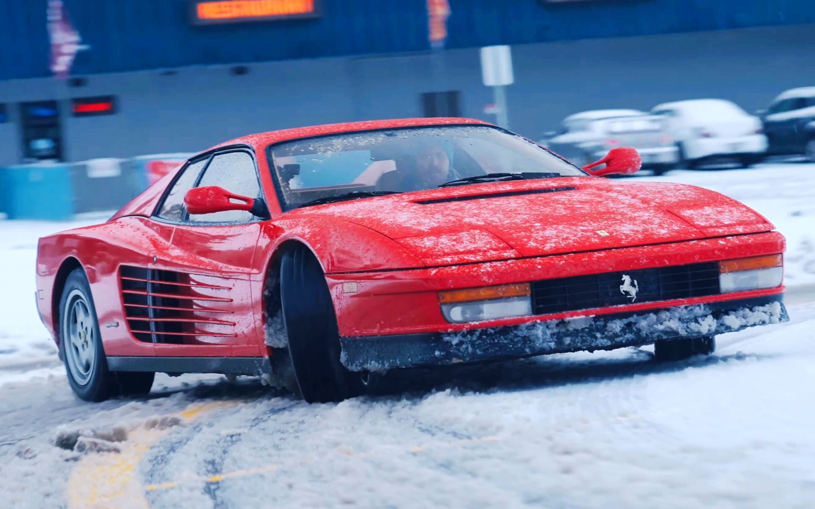【4k | 冬日烈马】法拉利 testarossa | ferrari