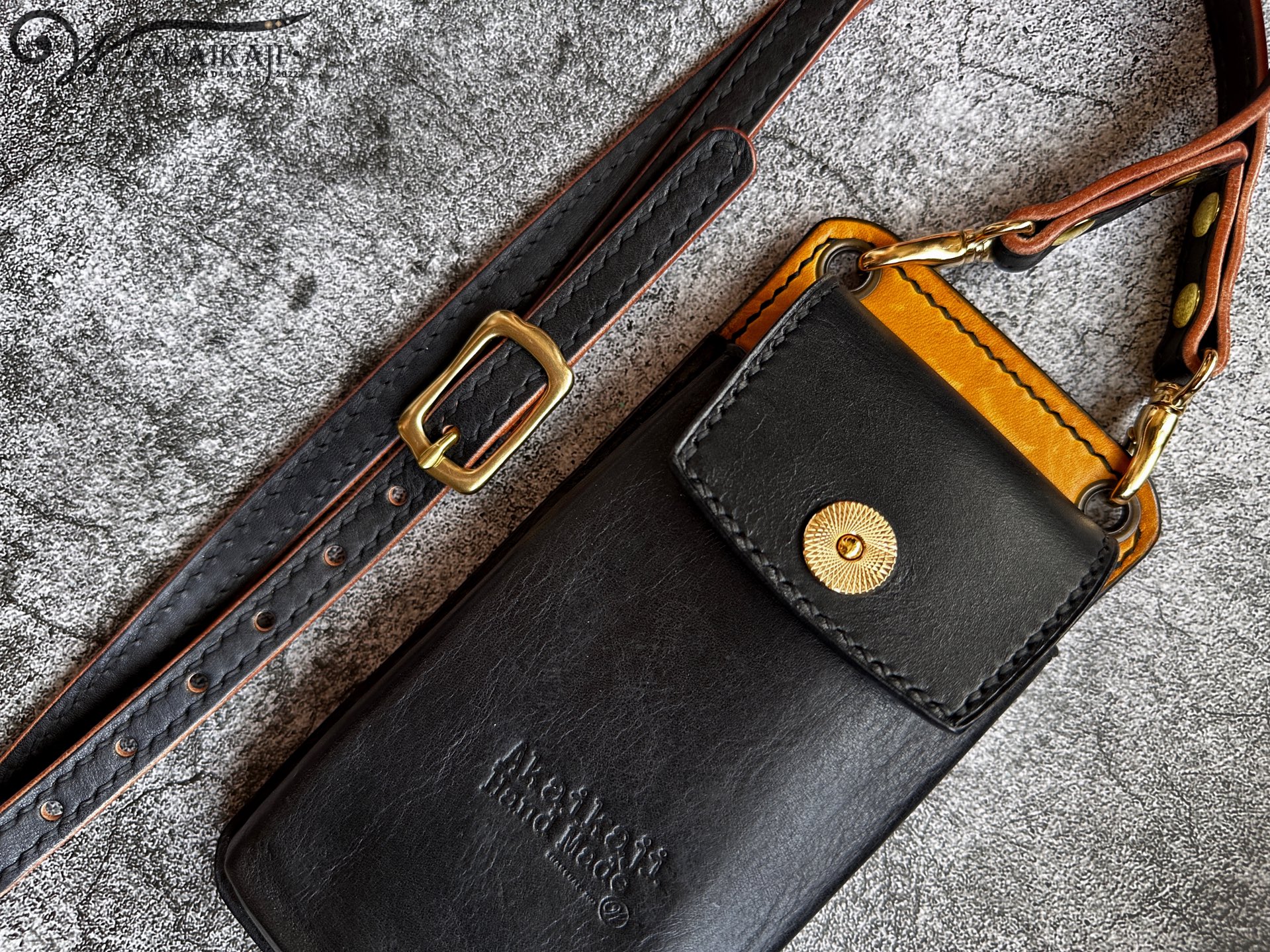 手机小挎包|夏日出行 解放双手7015|手工皮具定制