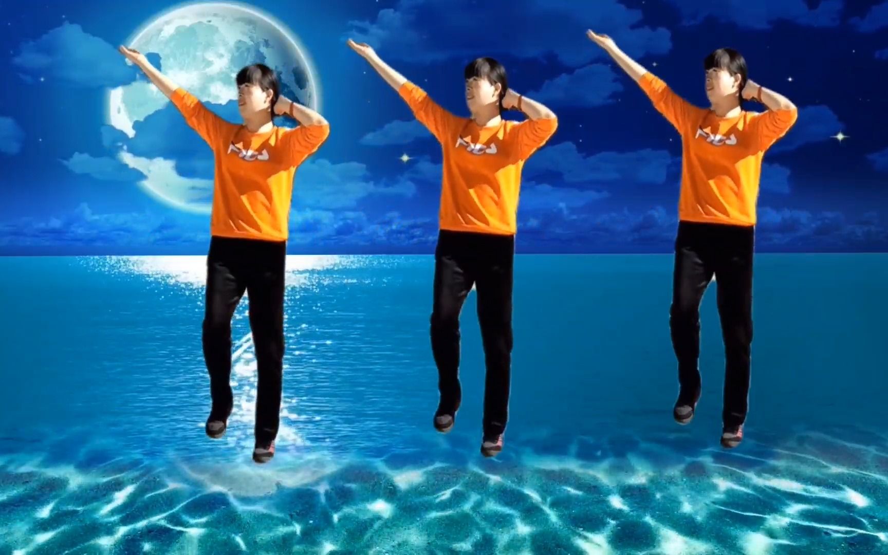 64步广场舞《明月夜》情歌好听舞也美,轻松活泼有韵味