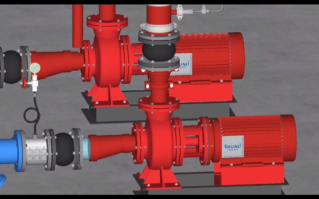 10消防水泵3d模型