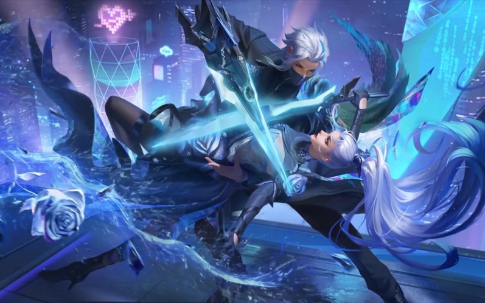 新皮肤花木兰默契交锋