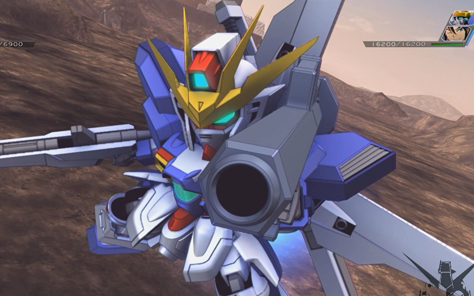 中文sd高达g世纪cr战斗动画高达x3号机gx9900