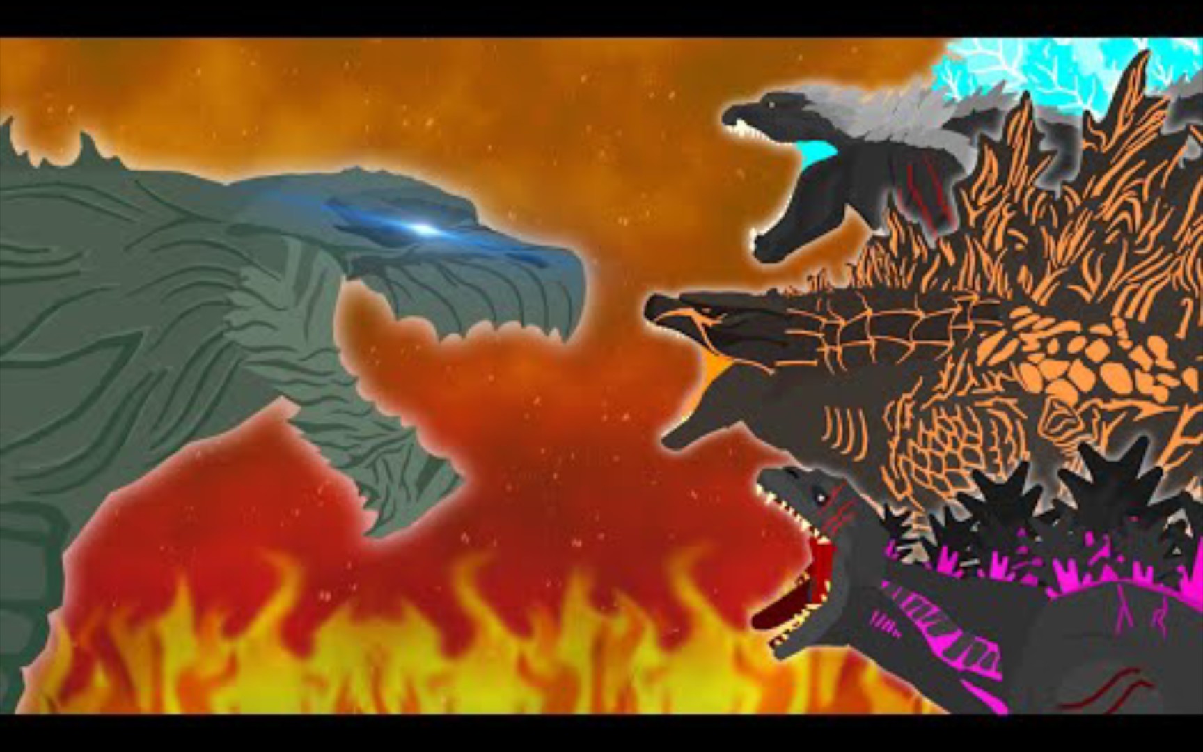 [图]【Youtube搬运】行星哥斯拉VS传奇VS真酱VS奇点l完整版战役（Godzilla Earth vs Legendary vs Shin vs Ultim）