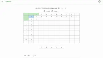 最长公共子序列 - 动态规划 Longest Common Subsequence - Dynamic Programming