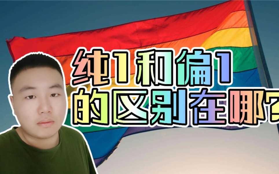 偏1和纯1有什么样的区别呢?哔哩哔哩bilibili