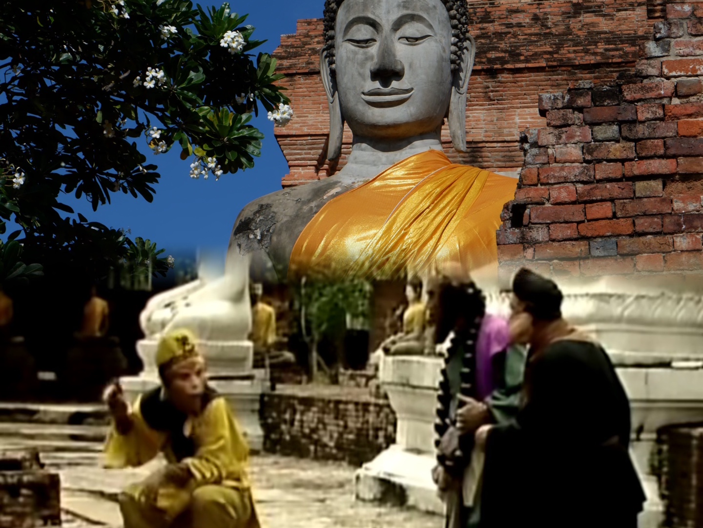 我终于来到西游记天竺国的布金寺了,跟剧中一模一样,始建于14世纪的