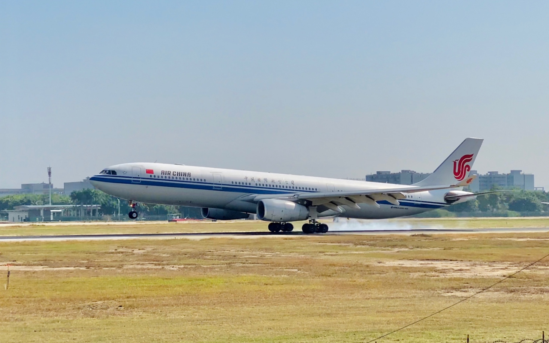 国航a333优雅降落can_哔哩哔哩_bilibili