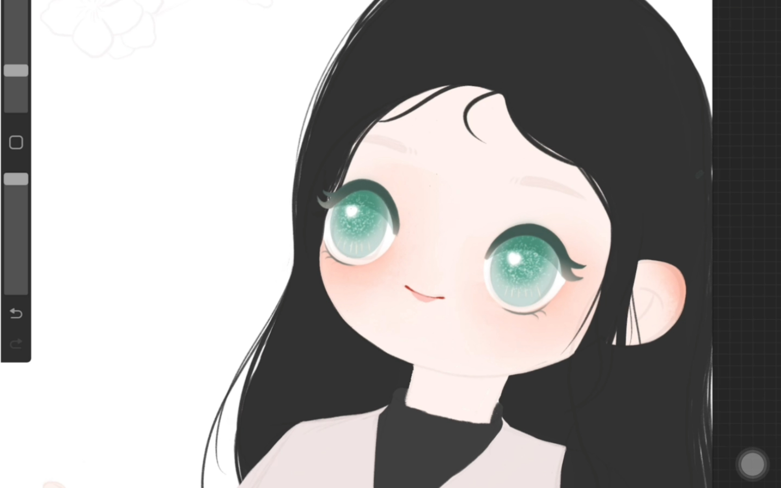 q版卡通人物眼睛绘制过程