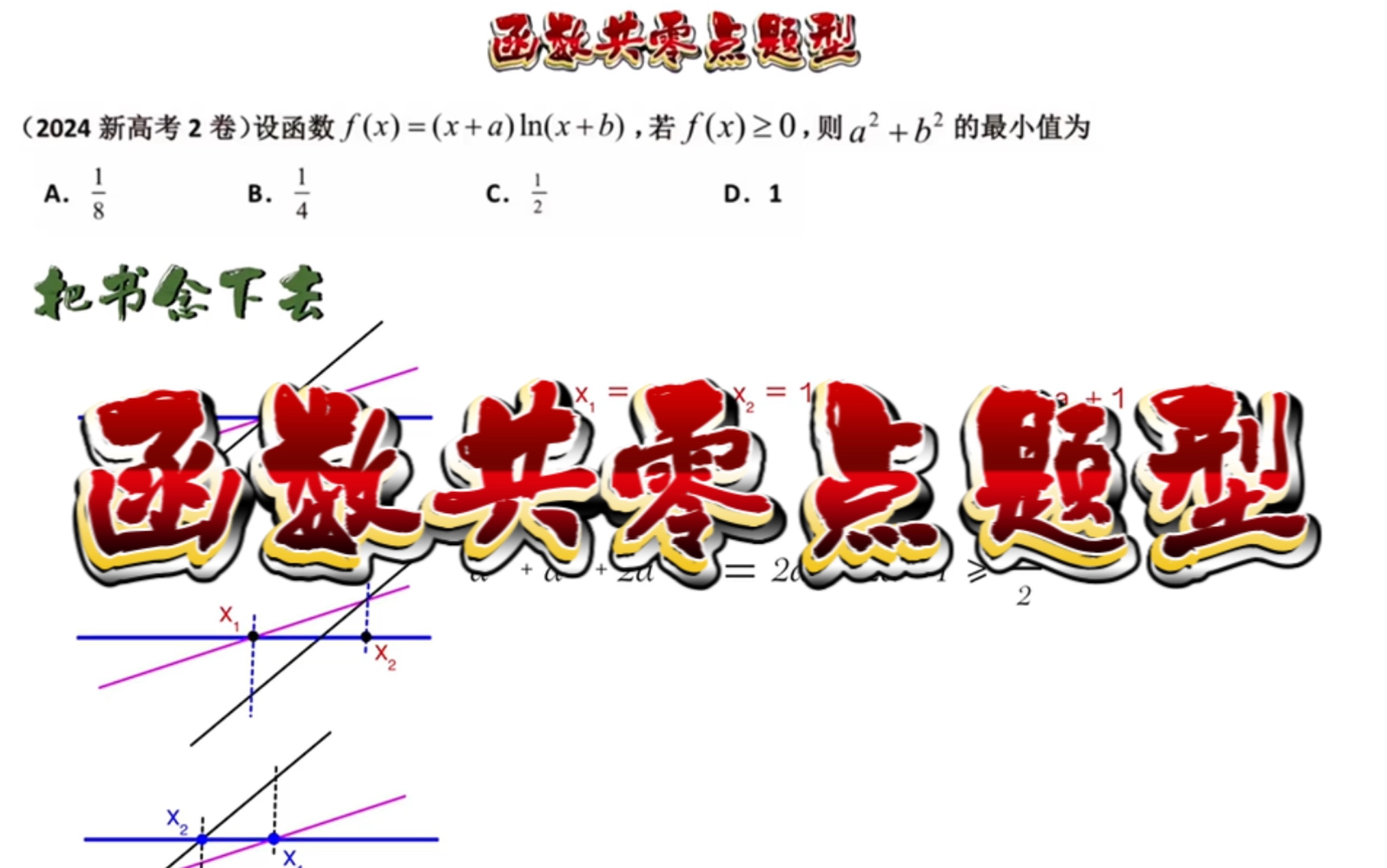 [图]共零点题型-2025高考函数热门题型