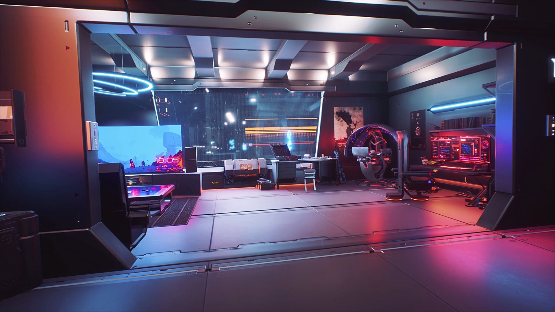 虚幻4科幻公寓场景