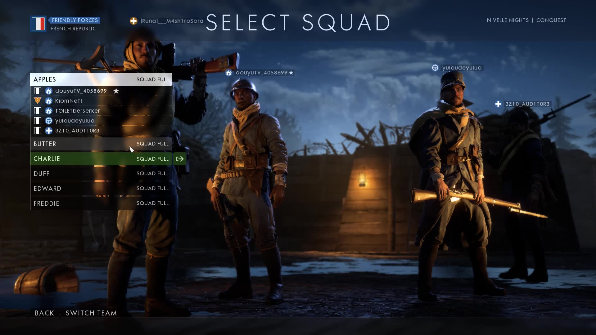 战地1如何在尼维尔之夜越野菊花车40-0