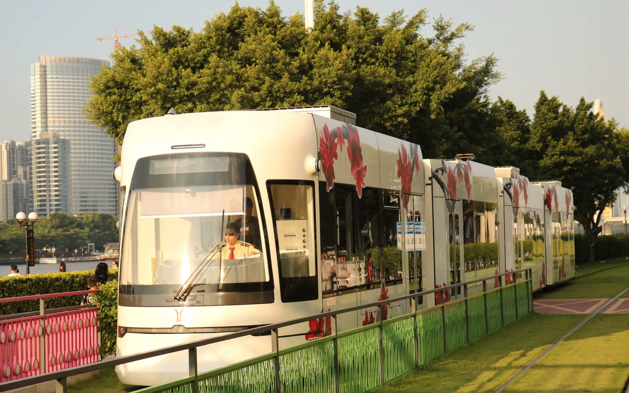 广州有轨电车 广州塔琶醍段前方展望pov