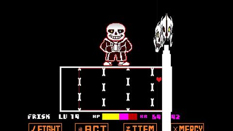 UnderTale Sans Fight Hard Mode_哔哩哔哩_bilibili