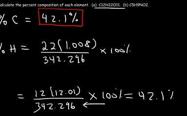 化学计量学 9 Percent Composition By Mass 质量百分比的计算哔哩哔哩bilibili