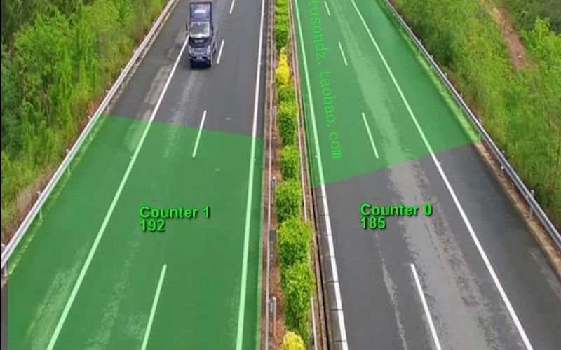 道路车辆统计高速公路加油站服务区停车场车辆计数系统道路交通流量
