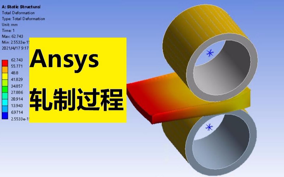 【简单学微课堂】ansys workbench轧制过程模拟