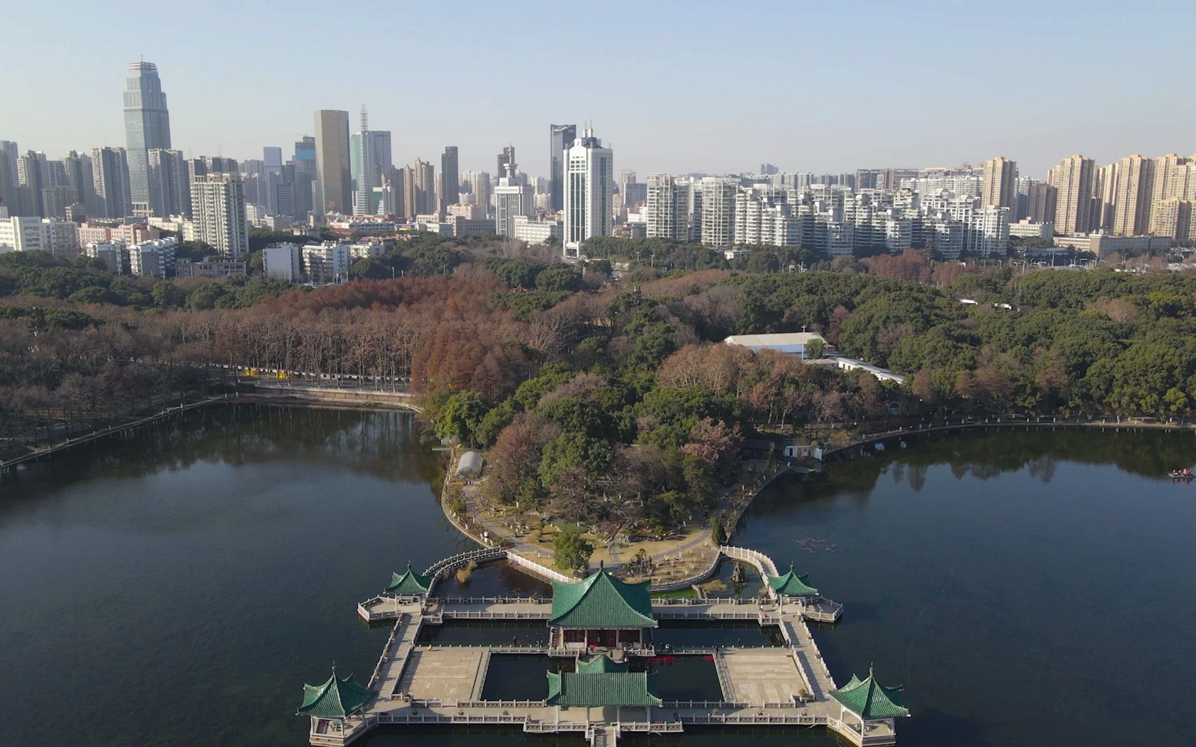 东湖听涛——武汉航拍