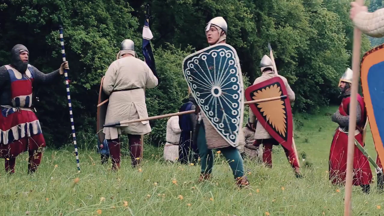 12世纪欧洲步兵装备和战术展示