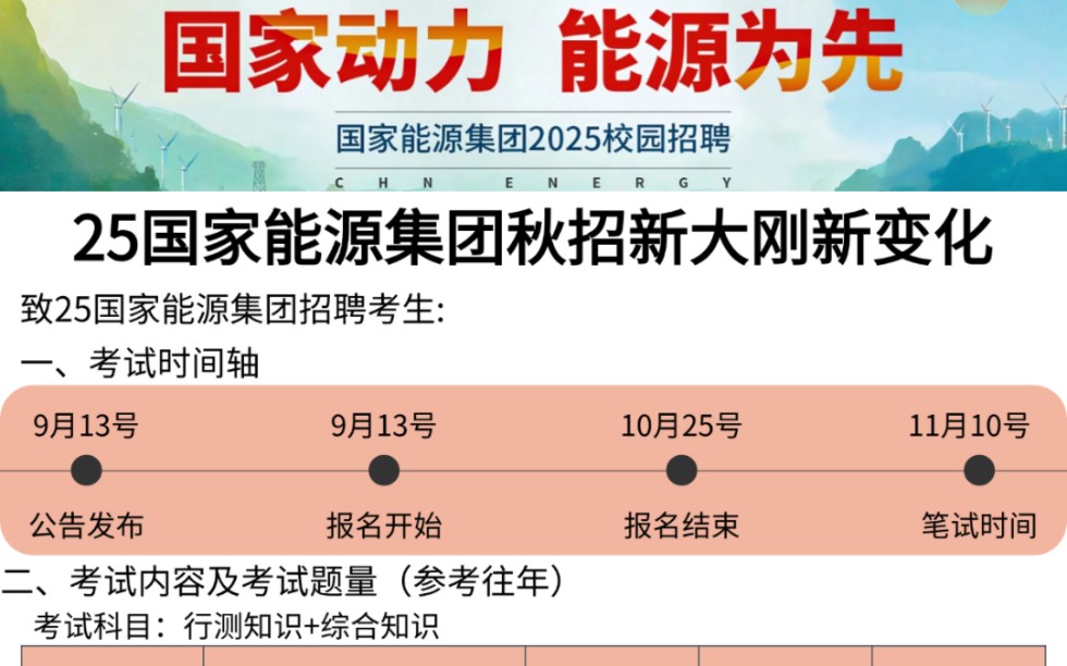 假如你从10月5号开始备考国家能源集团秋招笔试!2025国家能源集团笔试招聘考试国能秋招笔试国家能源企业文化国家能源集团笔试押题国能招聘国能笔试...