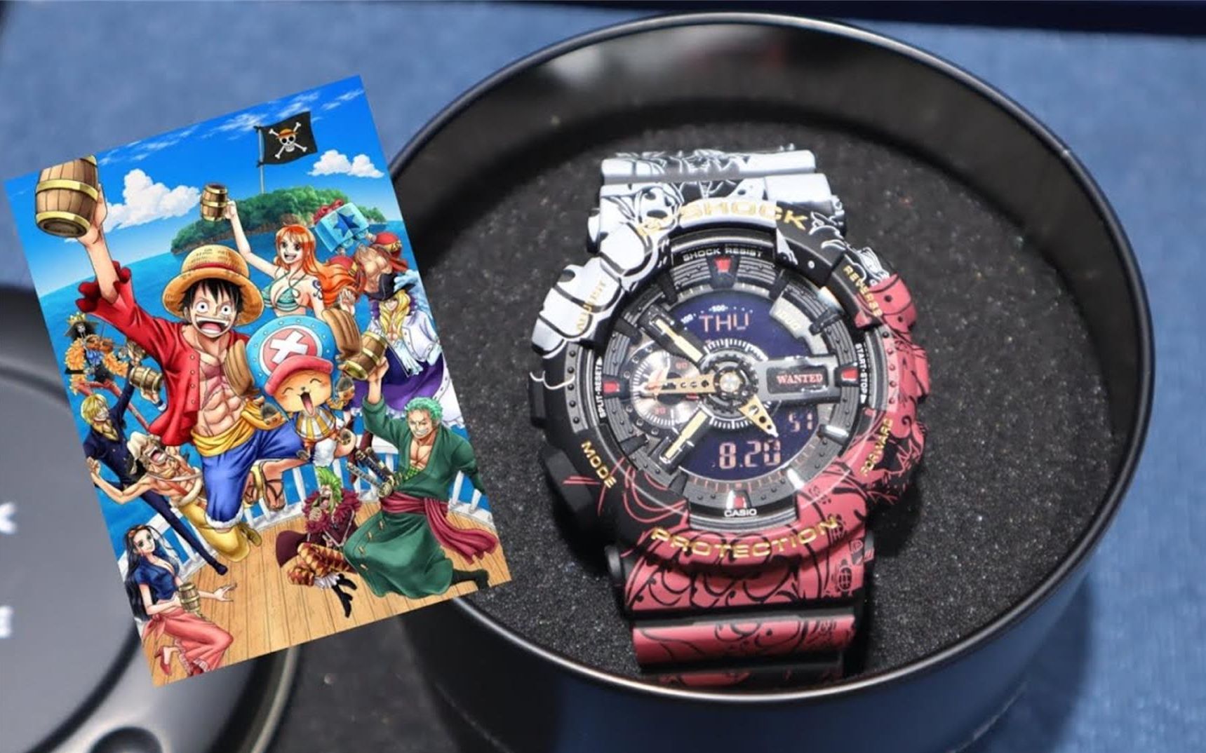 完整开箱日本版 卡西欧 Casio Gshock X One piece 海贼王限量版手表超有日本动漫风! 秒变海中之王! 马来西亚超难买到der!哔哩哔哩bilibili