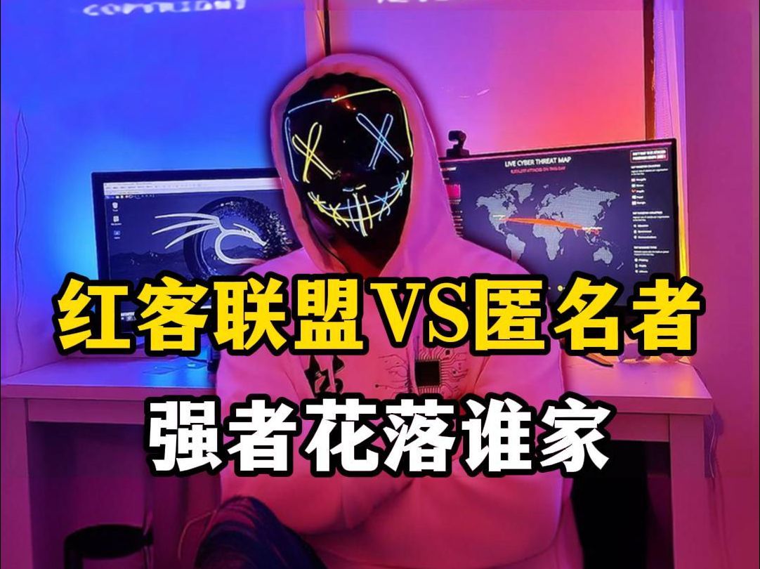 红客联盟vs匿名者,谁会获胜?哔哩哔哩bilibili