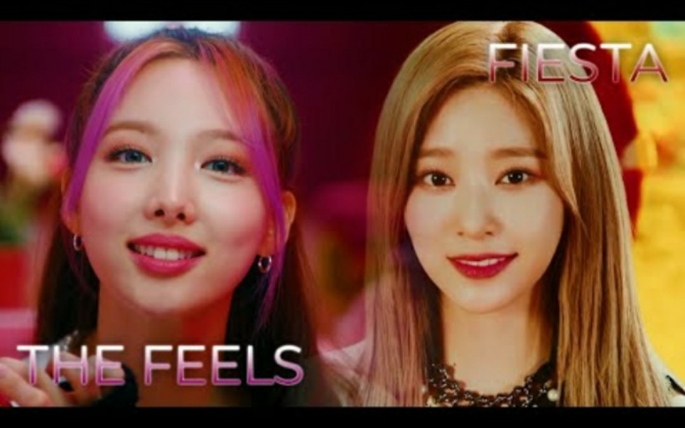 [图]这绝对是一首歌！绝对！| TWICE x IZ*ONE - The Feels x FIESTA | Mashup