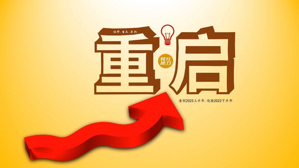 年中总结大会汇报PPT,归零,重启,重新出发哔哩哔哩bilibili