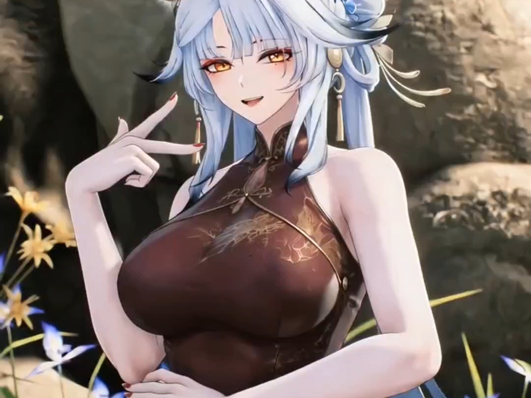 鸣潮心月狐 旗袍心月狐，数值这一块（服装为二创）#鸣潮 #鸣潮心月狐