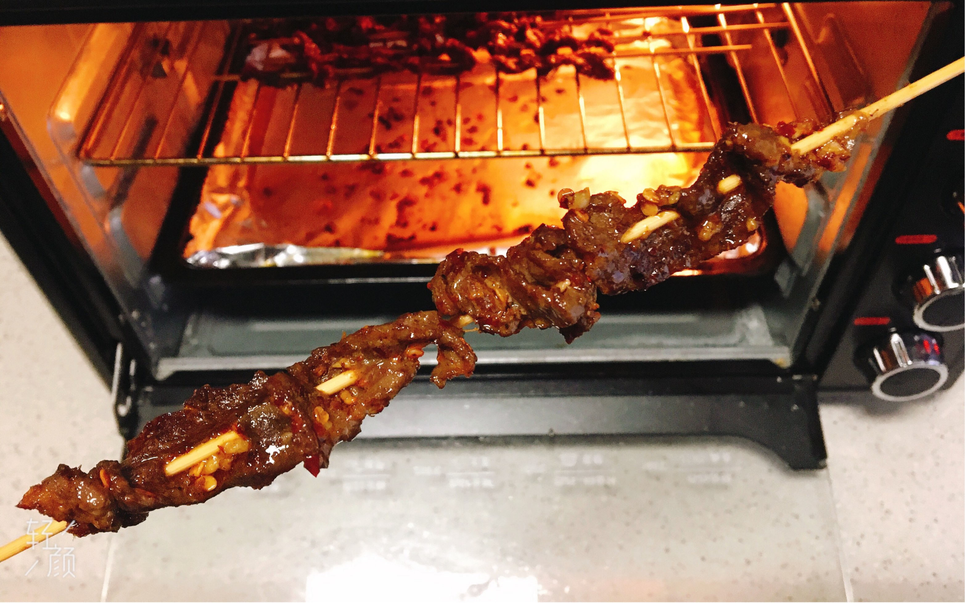 牛肉串牛肉串烤箱版牛肉串 番茄牛骨汤