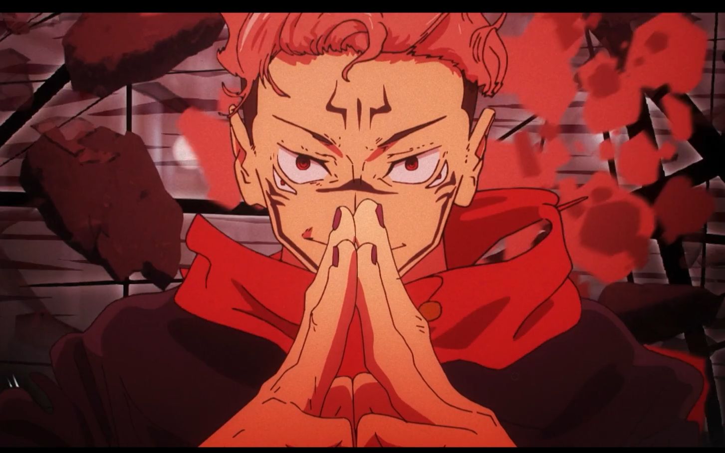 宿傩领域展开,"伏魔御厨子",爆斩魔虚罗,燃到爆炸