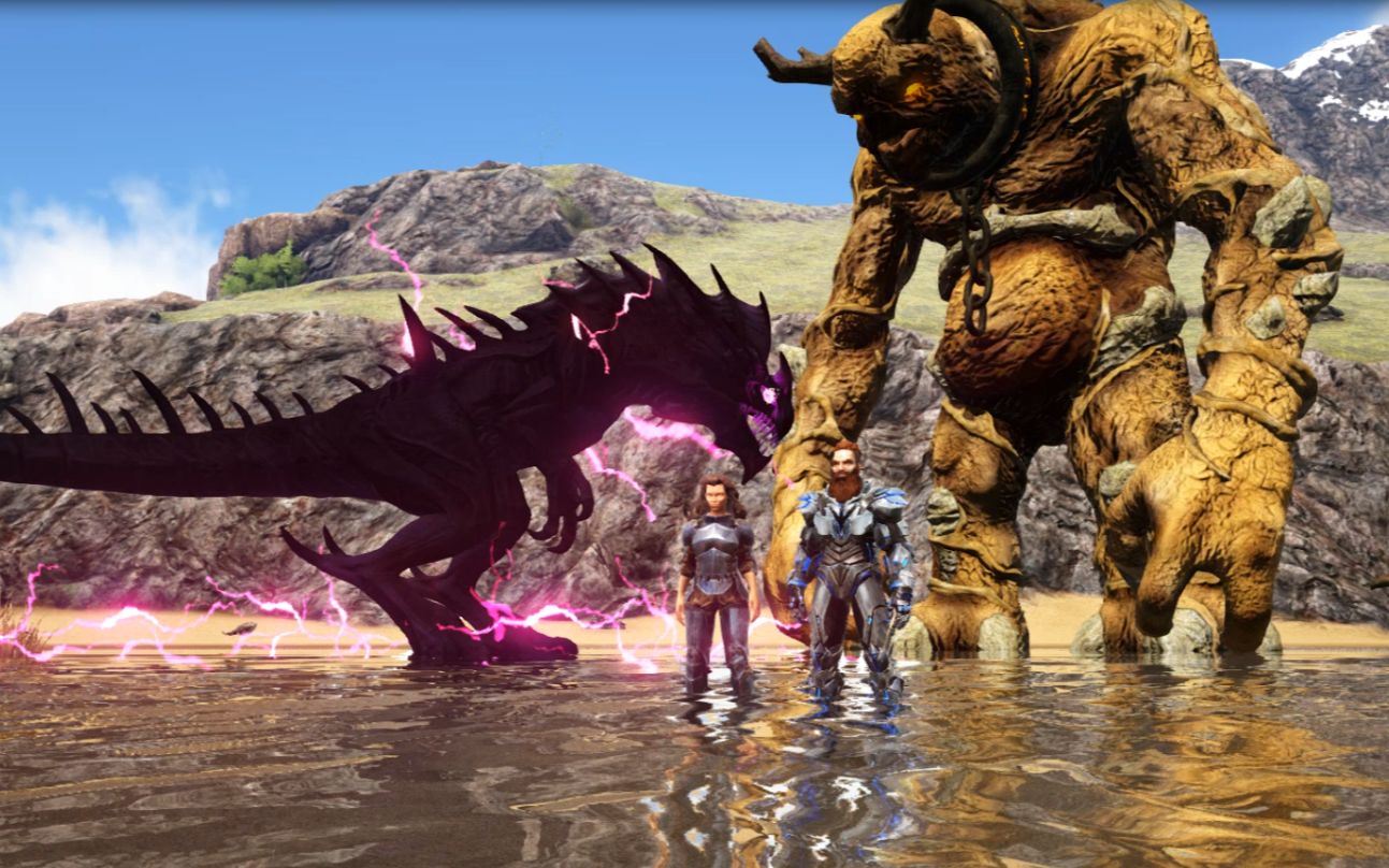 方舟生存进化:vs系列神话死神国王挑战鹿兽人