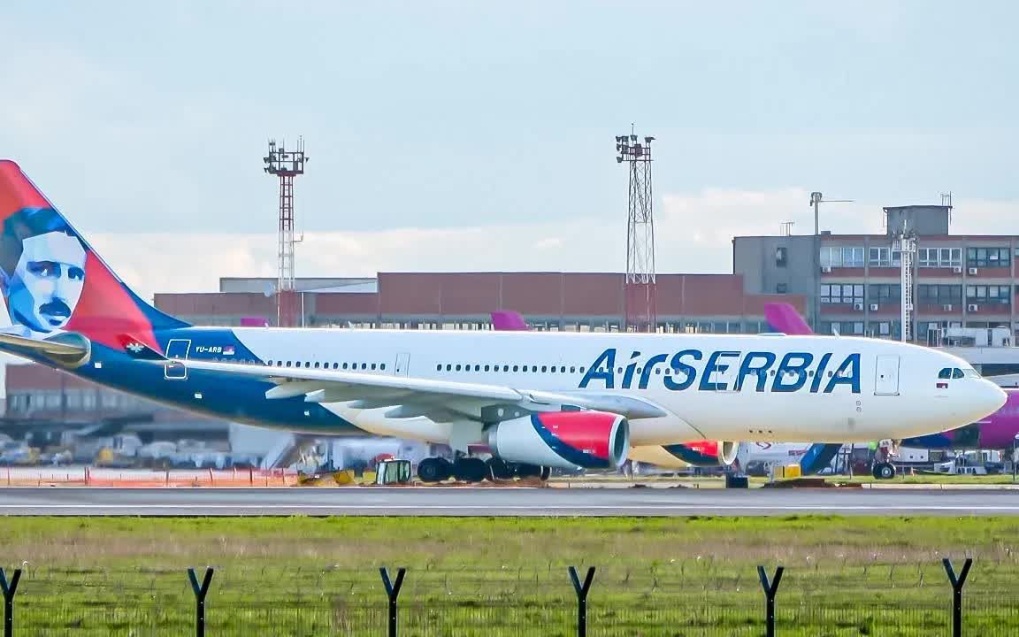 贝尔格莱德机场航空摄影