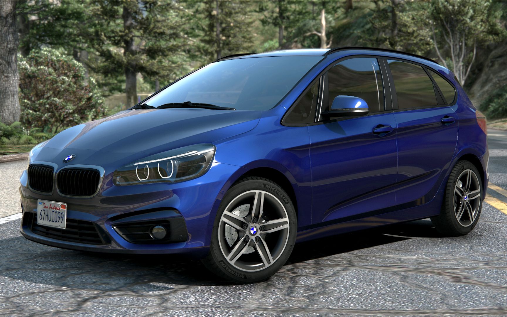 山道之王r 宝马218i运动旅行车 6分39秒