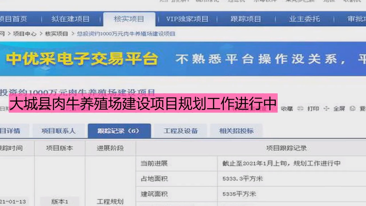 大城县肉牛养殖场建设项目规划工作进行中!哔哩哔哩bilibili