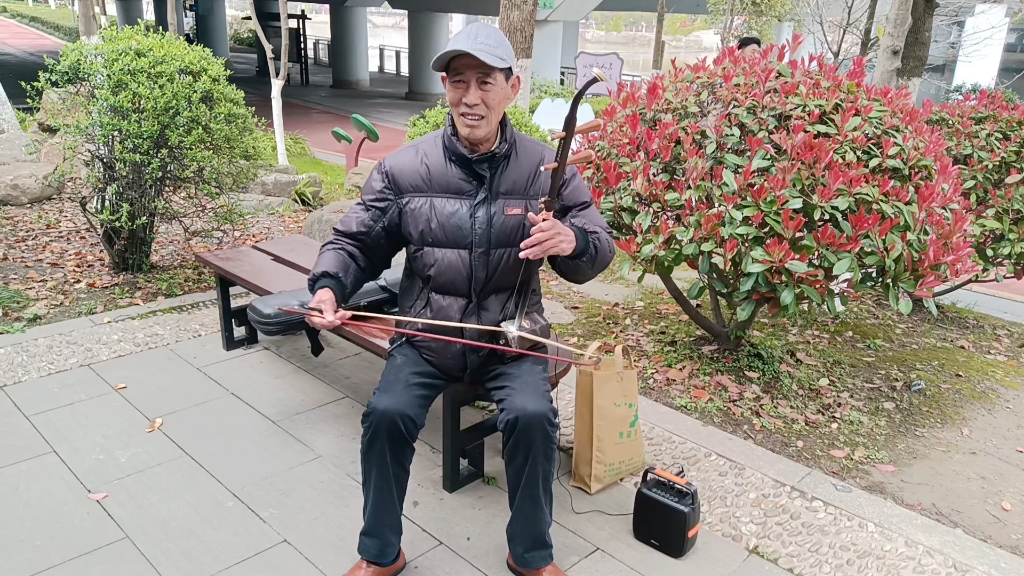公园随拍 ,大爷拉二胡