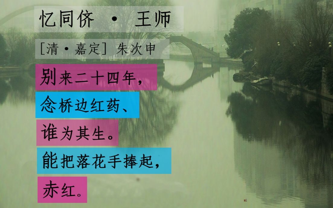 【名篇赏析】忆同侪 ⷠ王师哔哩哔哩bilibili