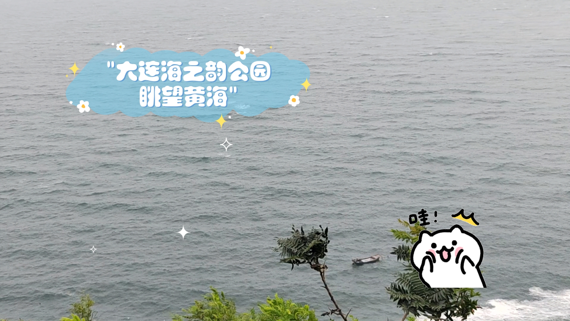 大连海之韵公园眺望黄海