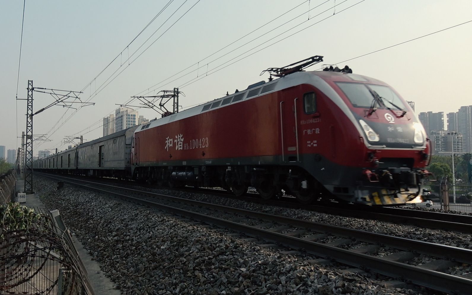 [火车]hxd1d xl25t[x104] 棠溪-黄村 广铁长沙浏阳河上行_哔哩哔哩