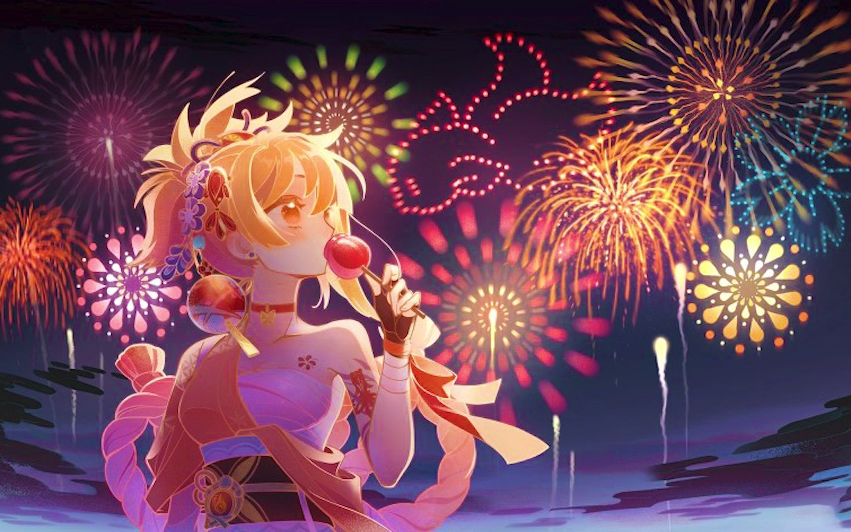 【原神豪鼓祭典】 硝华流焰 自制谱 鸣神岛夏天的象征!